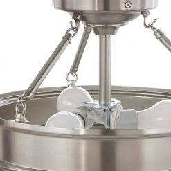 Home Decorators Collection Grafton 3-Light Brushed Nickel Semi Flush Mount Ceiling Light -Home Decorators Soldes brushed nickel home decorators collection flush mount lights 23955 4f 1000