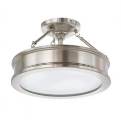 Home Decorators Collection Grafton 3-Light Brushed Nickel Semi Flush Mount Ceiling Light -Home Decorators Soldes brushed nickel home decorators collection flush mount lights 23955 c3 1000