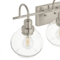 Home Decorators Collection Halyn 23 in. 3-Light Brushed Nickel Bathroom Vanity Light with Clear Glass Shades 19 Home Decorators Collection Halyn 23 in. 3-Light Brushed Nickel Bathroom Vanity Light with Clear Glass Shades -Home Decorators Soldes brushed nickel home decorators collection vanity lighting 1019hdcbndi 66 1000