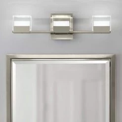 Home Decorators Collection VICINO 3-Light Brushed Nickel Integrated LED Bathroom Vanity Light Bar 14 Home Decorators Collection VICINO 3-Light Brushed Nickel Integrated LED Bathroom Vanity Light Bar -Home Decorators Soldes brushed nickel home decorators collection vanity lighting 204984a 40 1000