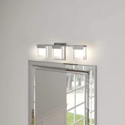 Home Decorators Collection VICINO 3-Light Brushed Nickel Integrated LED Bathroom Vanity Light Bar 20 Home Decorators Collection VICINO 3-Light Brushed Nickel Integrated LED Bathroom Vanity Light Bar -Home Decorators Soldes brushed nickel home decorators collection vanity lighting 204984a 4f 1000