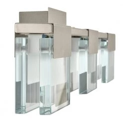 Home Decorators Collection VICINO 3-Light Brushed Nickel Integrated LED Bathroom Vanity Light Bar 18 Home Decorators Collection VICINO 3-Light Brushed Nickel Integrated LED Bathroom Vanity Light Bar -Home Decorators Soldes brushed nickel home decorators collection vanity lighting 204984a 77 1000