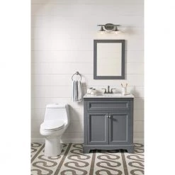 Home Decorators Collection Glenhurst 16 in. 2-Light Brushed Nickel Farmhouse Bathroom Vanity Light Fixture with Metal Shades -Home Decorators Soldes brushed nickel home decorators collection vanity lighting hd 8002 bn 1f 1000