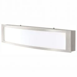Home Decorators Collection 180-Watt Equivalent Brushed Nickel Integrated LED Vanity Light