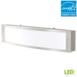 Home Decorators Collection 180-Watt Equivalent Brushed Nickel Integrated LED Vanity Light 20 Home Decorators Collection 180-Watt Equivalent Brushed Nickel Integrated LED Vanity Light -Home Decorators Soldes brushed nickel home decorators collection vanity lighting iqp1381l 3 77 1000