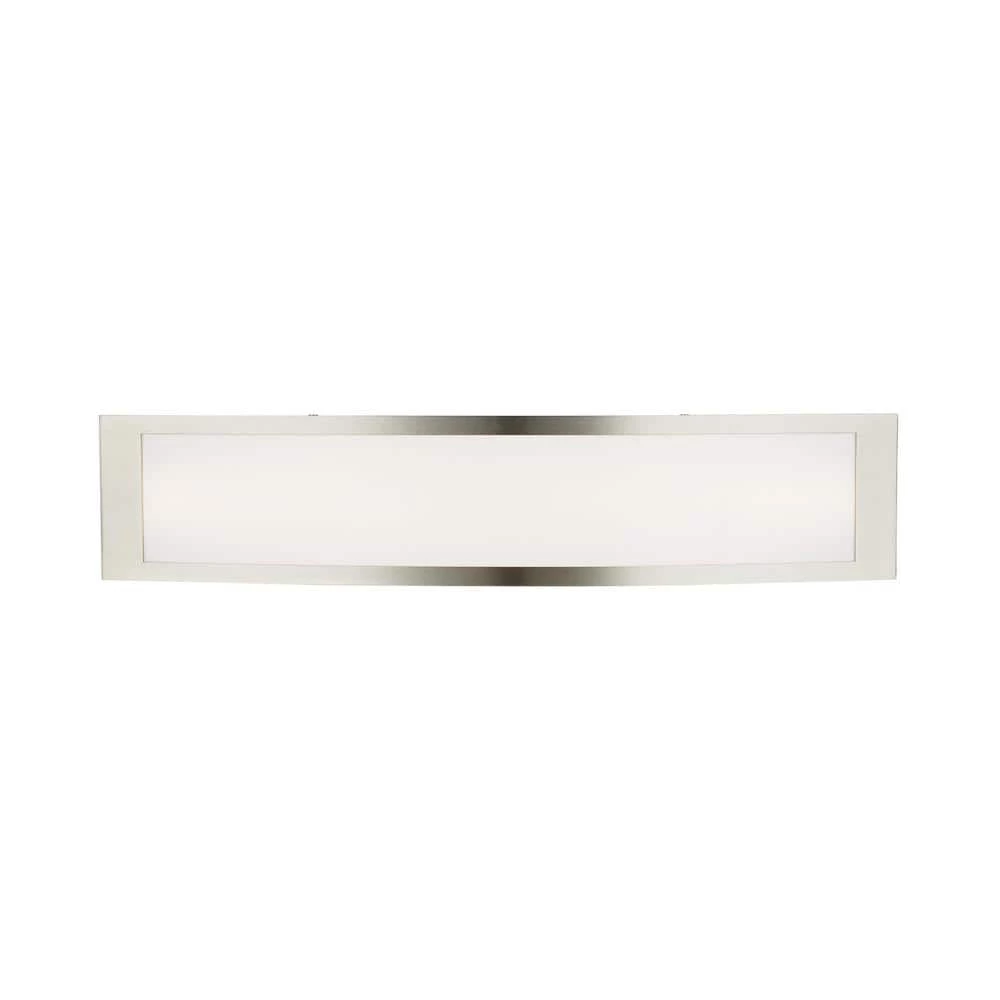 Home Decorators Collection 180-Watt Equivalent Brushed Nickel Integrated LED Vanity Light 10 Home Decorators Collection 180-Watt Equivalent Brushed Nickel Integrated LED Vanity Light - Image 8