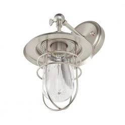 Home Decorators Collection 1-Light Brushed Nickel Wall Sconce -Home Decorators Soldes brushed nickel home decorators collection wall sconces 20531 000 c3 1000