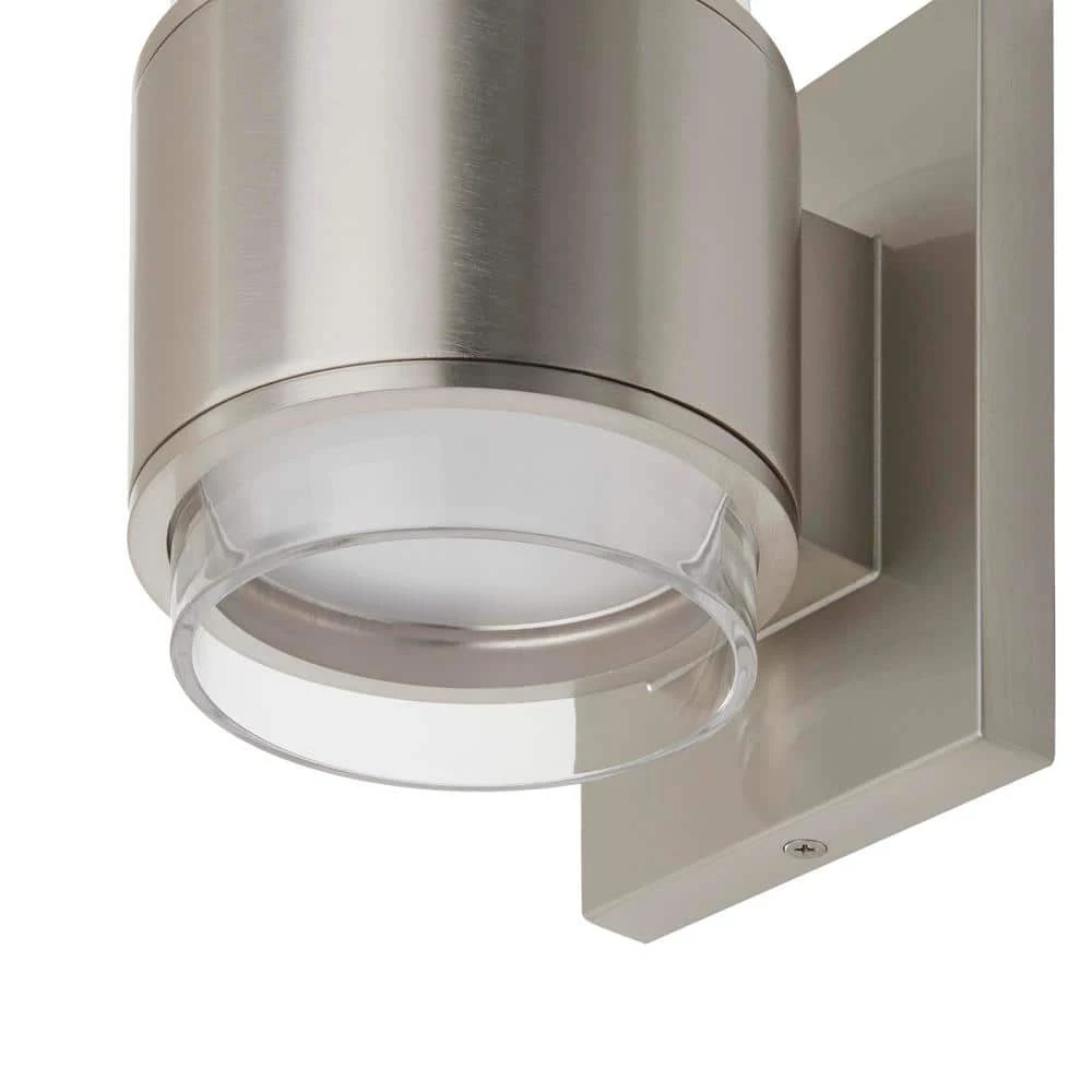 Home Decorators Collection Upton Brushed Nickel LED Sconce 6 Home Decorators Collection Upton Brushed Nickel LED Sconce - Image 4