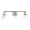 Home Decorators Collection Evelyn 26.75 in. 3-Light Brushed Nickel Modern Industrial Bathroom Vanity Light with Clear Glass Shades 1 Home Decorators Collection Evelyn 26.75 in. 3-Light Brushed Nickel Modern Industrial Bathroom Vanity Light with Clear Glass Shades -Home Decorators Soldes brushed nickel with clear glass home decorators collection vanity lighting hb2586 35 64 1000