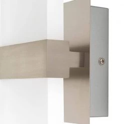 Home Decorators Collection Alberson 5 in. Brushed Nickel 2-Light LED Sconce -Home Decorators Soldes brushed nickel with frosted glass home decorators collection wall sconces 28616 hbur 44 1000