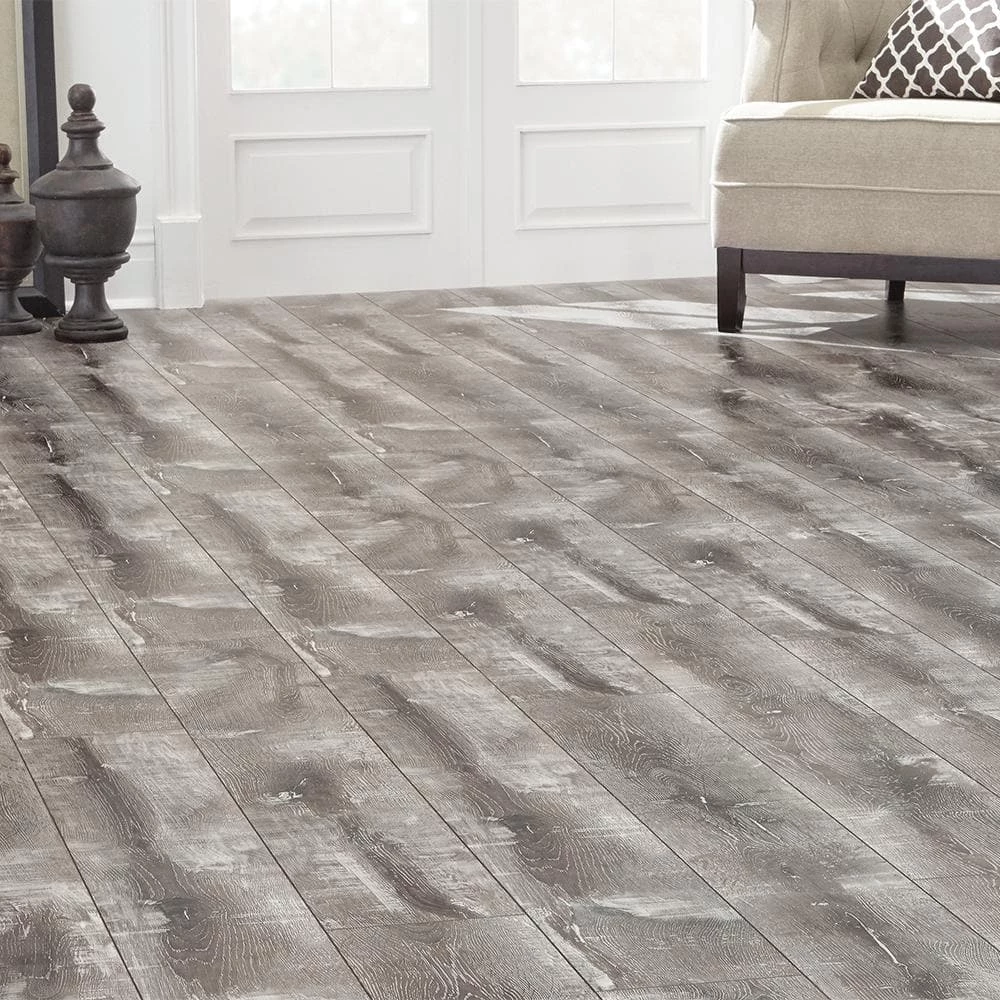 Home Decorators Collection Canmar 12 mm T x 7.48 in W x 47.72 in L Water Resistant Laminate Flooring (19.83 sq. ft. / case) 6 Home Decorators Collection Canmar 12 mm T x 7.48 in W x 47.72 in L Water Resistant Laminate Flooring (19.83 sq. ft. / case) - Image 4