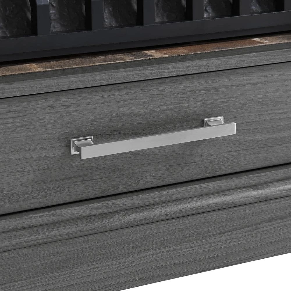 Home Decorators Collection Haswell 30.75 in. Freestanding Electric Fireplace TV Stand in Cashmere 9 Home Decorators Collection Haswell 30.75 in. Freestanding Electric Fireplace TV Stand in Cashmere - Image 7