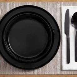 Home Decorators Collection Trenblay Melamine Dinnerware Set in Charcoal Black (Service For 4) 19 Home Decorators Collection Trenblay Melamine Dinnerware Set in Charcoal Black (Service For 4) -Home Decorators Soldes charcoal black home decorators collection dinnerware sets tpl1105mdsbb 40 1000