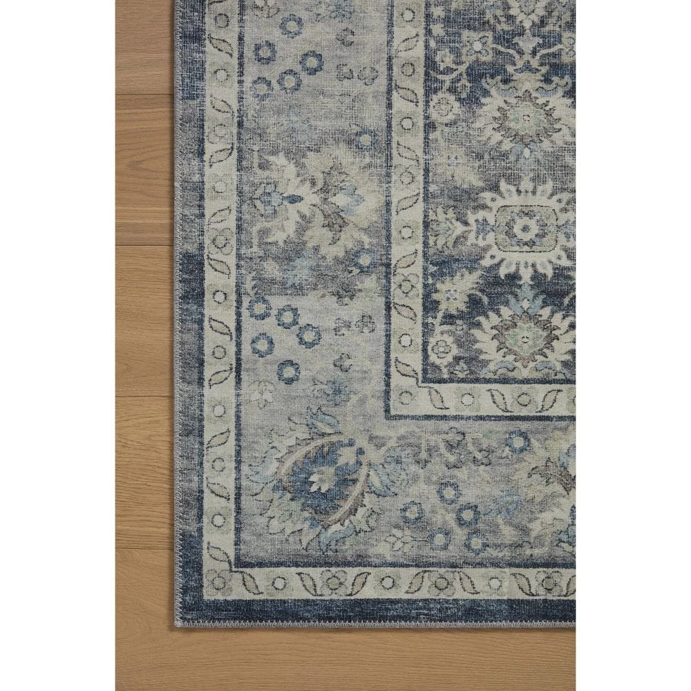 Home Decorators Collection Leesa Charcoal/Grey 7 ft. 6 in. x 9 ft. 6 in. Traditional Polyester Area Rug 8 Home Decorators Collection Leesa Charcoal/Grey 7 ft. 6 in. x 9 ft. 6 in. Traditional Polyester Area Rug - Image 6