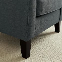 Home Decorators Collection Larkyn Charcoal Upholstered Accent Chair -Home Decorators Soldes charcoal home decorators collection accent chairs 170 1d 1000