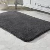 Home Decorators Collection Eloquence Charcoal 24 in. x 40 in. Nylon Machine Washable Bath Mat -Home Decorators Soldes charcoal home decorators collection bathroom rugs bath mats 398827 64 1000