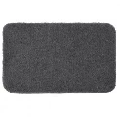 Home Decorators Collection Eloquence Charcoal 24 in. x 40 in. Nylon Machine Washable Bath Mat -Home Decorators Soldes charcoal home decorators collection bathroom rugs bath mats 398827 66 1000