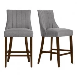 Home Decorators Collection Scotsfield Channel Tufted Upholstered Bar Stools in Charcoal (Set of 2) 16 Home Decorators Collection Scotsfield Channel Tufted Upholstered Bar Stools in Charcoal (Set of 2) -Home Decorators Soldes charcoal home decorators collection dining chairs 59 2 77 1000