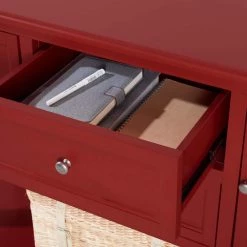 Home Decorators Collection Burton 56 in. Red Standard Rectangle Wood Console Table with Drawers -Home Decorators Soldes chili home decorators collection console tables sk19337r2 c 1d 1000