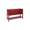 Home Decorators Collection Burton 56 in. Red Standard Rectangle Wood Console Table with Drawers -Home Decorators Soldes chili home decorators collection console tables sk19337r2 c 64 1000