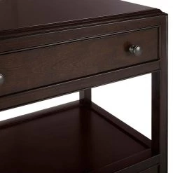 Home Decorators Collection Bonterra 2-Drawer Chocolate Nightstand (32.5 in. W x 21.65 in. D x 30.25 in. H) -Home Decorators Soldes chocolate home decorators collection nightstands hd 002 ns ch 1f 1000