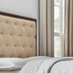 Home Decorators Collection Bonterra Chocolate Queen Bed (62.2 in. W x 60 in. H) -Home Decorators Soldes chocolate home decorators collection panel beds hd 002 qbd ch 1d 1000