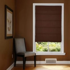 Home Decorators Collection Cordless Blackout Fabric Roman Shade 27X64 Chocolate -Home Decorators Soldes chocolate home decorators collection roman shades rsgd2764 31 1000