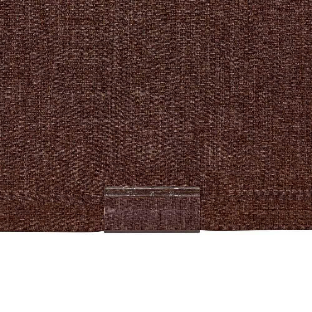 Home Decorators Collection Cordless Blackout Fabric Roman Shade 35X64 Chocolate 5 Home Decorators Collection Cordless Blackout Fabric Roman Shade 35X64 Chocolate - Image 3