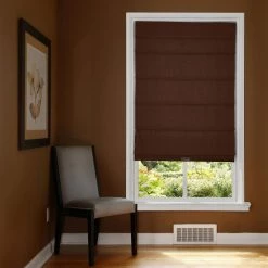 Home Decorators Collection Cordless Blackout Fabric Roman Shade 39X64 Chocolate -Home Decorators Soldes chocolate home decorators collection roman shades rsgd3964 31 1000