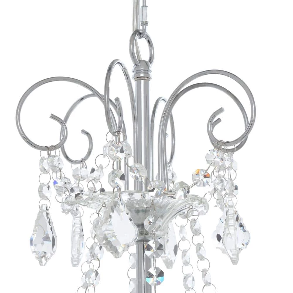 Home Decorators Collection Canterbury Park 6-Light Chrome Crystal Chandelier 11 Home Decorators Collection Canterbury Park 6-Light Chrome Crystal Chandelier - Image 9