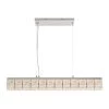 Home Decorators Collection Keighley 36 in. Integrated LED Chrome Modern Linear Chandelier for Dining Room or Kitchen Island with Crystal Shade -Home Decorators Soldes chrome home decorators collection chandeliers 7151 ndm 64 1000