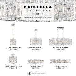 Home Decorators Collection Kristella 1-Light Crystal and Chrome Pendant -Home Decorators Soldes chrome home decorators collection pendant lights 30685 hbu 66 1000