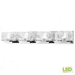 Home Decorators Collection Tulianne 75-Watt Equivalent 4-Light Chrome LED Vanity Light with Clear Cube Glass 21 Home Decorators Collection Tulianne 75-Watt Equivalent 4-Light Chrome LED Vanity Light with Clear Cube Glass -Home Decorators Soldes chrome home decorators collection vanity lighting 22844 31 1000
