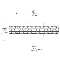 Home Decorators Collection Keighley 18 in. 1-Light Chrome LED Crystal Bathroom Vanity Light Fixture Bar -Home Decorators Soldes chrome home decorators collection vanity lighting 4151 ndm 18 77 1000