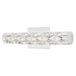 Home Decorators Collection Keighley 24 in. 1-Light Chrome Integrated LED Bathroom Vanity Light Bar with Crystal Shade -Home Decorators Soldes chrome home decorators collection vanity lighting 4151 ndm 66 1000