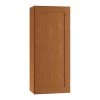 Home Decorators Collection Hargrove Assembled 21 x 42 x 12 in. Plywood Shaker Wall Kitchen Cabinet Left Soft Close in Stained Cinnamon -Home Decorators Soldes cinnamon stain home decorators collection assembled kitchen cabinets w2142l hcn 64 1000