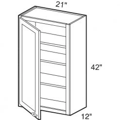 Home Decorators Collection Hargrove Assembled 21 x 42 x 12 in. Plywood Shaker Wall Kitchen Cabinet Left Soft Close in Stained Cinnamon -Home Decorators Soldes cinnamon stain home decorators collection assembled kitchen cabinets w2142l hcn c3 1000