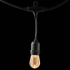 Home Decorators Collection 12-Light 24 ft. Integrated LED String Light with Color Changing Bulbs -Home Decorators Soldes clear bulb with black cable home decorators collection string lights tw01l003wrgb12 66 1000