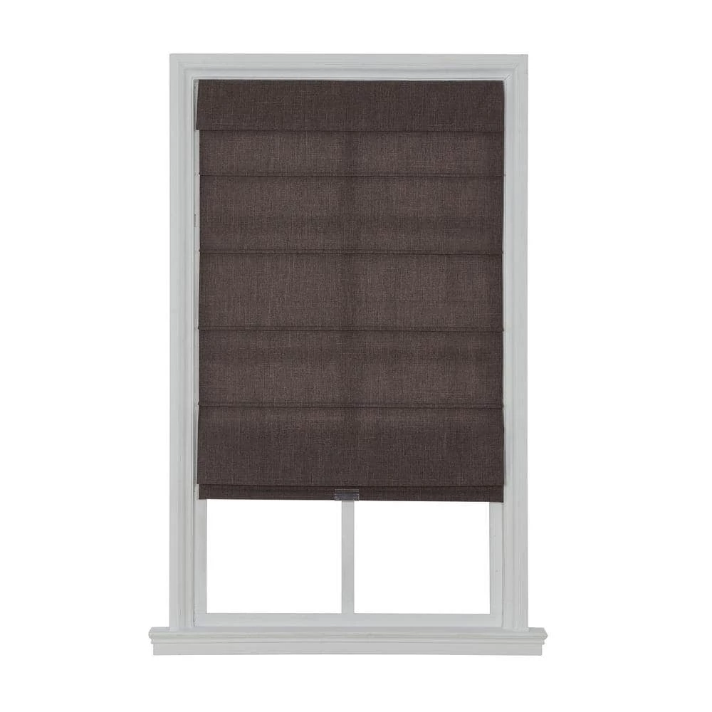 Home Decorators Collection Cordless Light Filtering Fabric Roman Shade 31X64 Coffee 3 Home Decorators Collection Cordless Light Filtering Fabric Roman Shade 31X64 Coffee