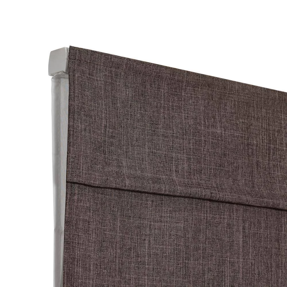 Home Decorators Collection Cordless Blackout Fabric Roman Shade 33X64 Coffee 4 Home Decorators Collection Cordless Blackout Fabric Roman Shade 33X64 Coffee - Image 2