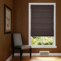 Home Decorators Collection Cordless Blackout Fabric Roman Shade 34X64 Coffee -Home Decorators Soldes coffee home decorators collection roman shades rsge3464 31 1000