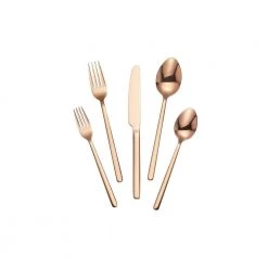 Home Decorators Collection Brenner 20-Piece Copper Finished Stainless Steel Flatware Set (Service for 4) -Home Decorators Soldes copper home decorators collection flatware sets ks6612 20p pvd 4f 1000