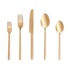 Home Decorators Collection Brenner 20-Piece Copper Finished Stainless Steel Flatware Set (Service for 4)
