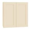 Home Decorators Collection Newport Cream Painted Plywood Shaker Stock Assembled Wall Kitchen Cabinet Soft Close 24 in. x 30 in. x 12 in. -Home Decorators Soldes cream painted home decorators collection assembled kitchen cabinets w2430 nbc 64 1000