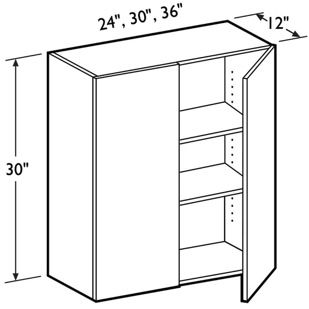Home Decorators Collection Newport Cream Painted Plywood Shaker Stock Assembled Wall Kitchen Cabinet Soft Close 24 in. x 30 in. x 12 in. 4 Home Decorators Collection Newport Cream Painted Plywood Shaker Stock Assembled Wall Kitchen Cabinet Soft Close 24 in. x 30 in. x 12 in. - Image 2