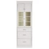 Home Decorators Collection Royce 82 in. Cream White 3-Drawer Cabinet