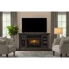 Home Decorators Collection Madison 68 in. Freestanding Electric Fireplace TV Stand in Dark Brown -Home Decorators Soldes dark brown home decorators collection fireplace tv stands hdfp68 51ae 64 1000