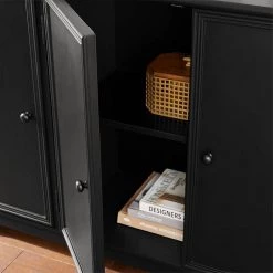 Home Decorators Collection Bradstone 3 Door Dark Charcoal Storage Console -Home Decorators Soldes dark charcoal home decorators collection sideboards buffet tables js 3413 b a0 1000