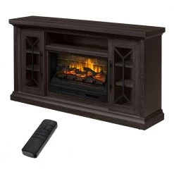 Home Decorators Collection Madison 68 in. Freestanding Electric Fireplace TV Stand in Dark Chocolate -Home Decorators Soldes dark chocolate home decorators collection fireplace tv stands hdfp68 51e 4f 1000