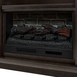 Home Decorators Collection Madison 68 in. Freestanding Electric Fireplace TV Stand in Dark Chocolate -Home Decorators Soldes dark chocolate home decorators collection fireplace tv stands hdfp68 51e 77 1000